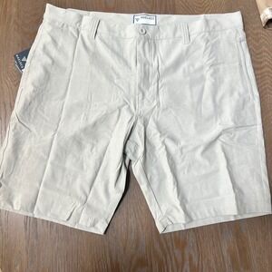 Maelreg Performance Mens Shorts Light Gray 38x9 4-Way Stretch Wicking UPF 30+